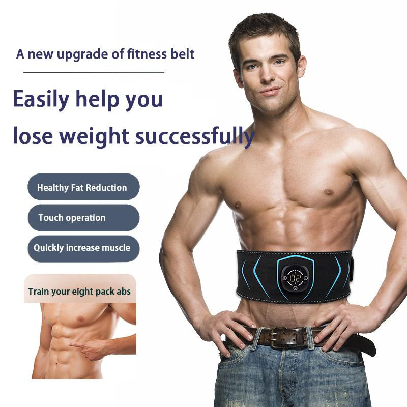 Abs Trainer EMS Bauchmuskelstimulator Elektrischer Toning-Gürtel in Blau zur Unterstützung deines Bauchmuskeltrainings und Gewichtsverlusts - Bild 3