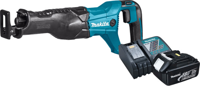 Makita LXT Akku-Schlagbohrmaschine DJR186ZK in Blau inklusive 3,0 Ah Akku - Bild 1