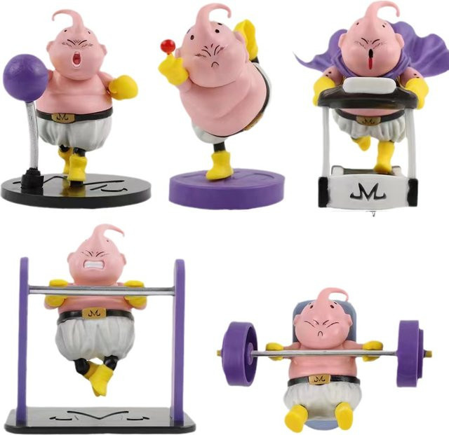 Bandai Dragon Ball Z Fitness Buu, Actionfigur, 5-teiliges Set - Bild 1