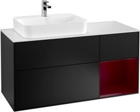 V&B Waschtischunterschrank Finion Wandbeleuchtung in Weiß lackiert, Breite: 120 cm, Tiefe: 50,1 cm - Bild 1