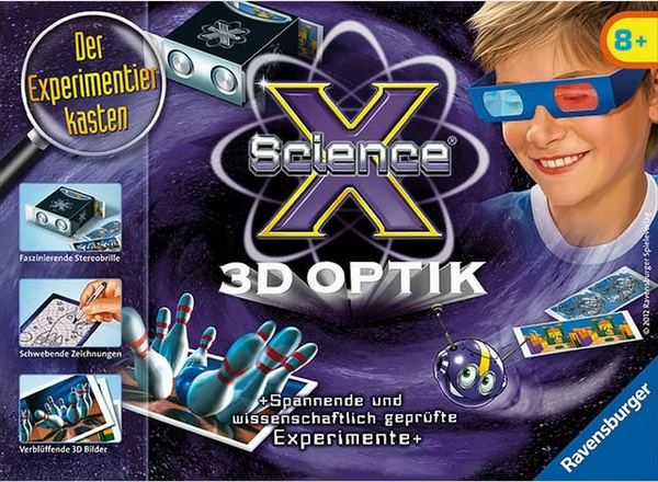 Ravensburger ScienceX 3D Optik - Experimente, Natur, ab 8 Jahren
