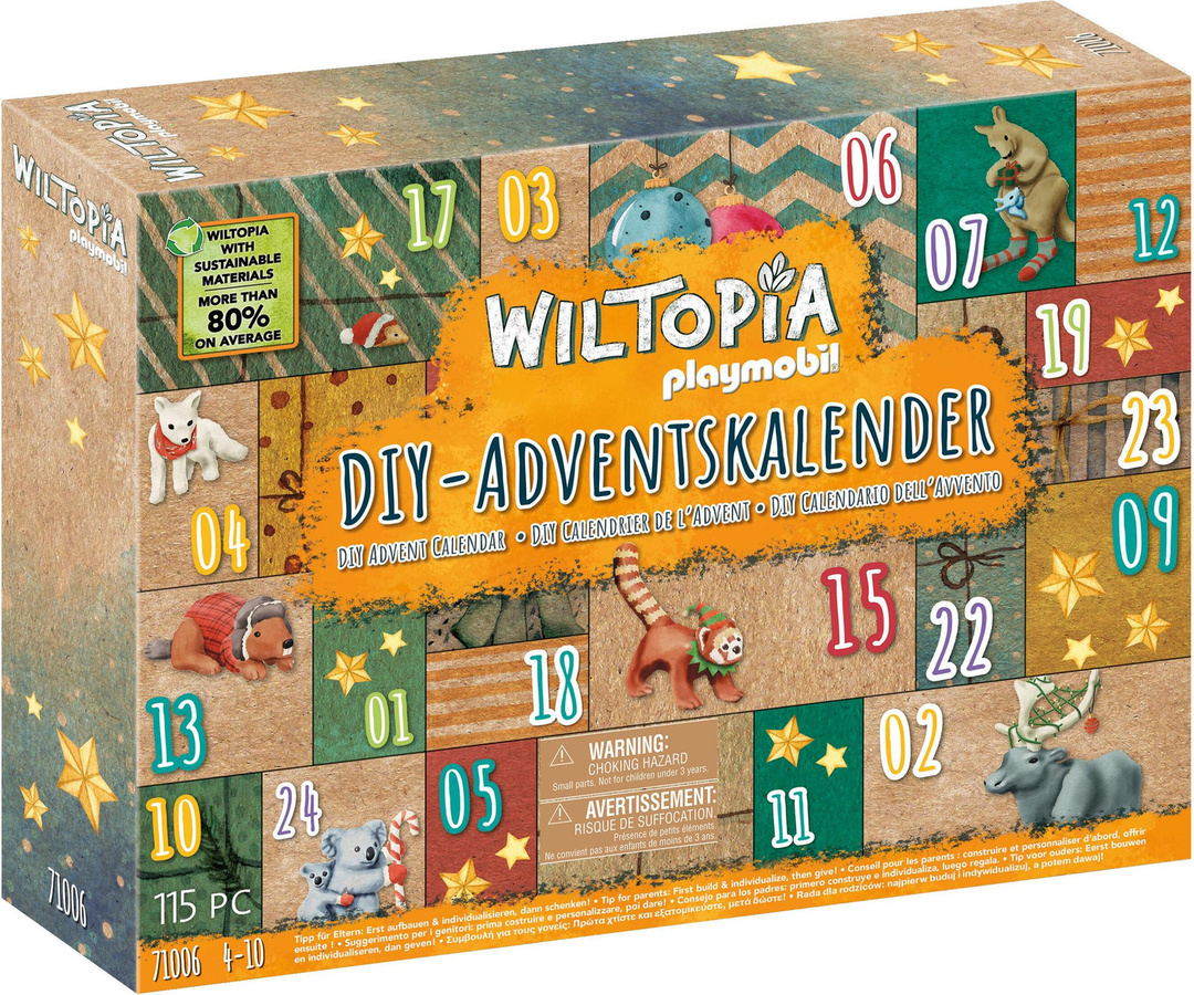 Playmobil Wiltopia 71006 DIY Adventskalender Tierische Weltreise - Bild 1