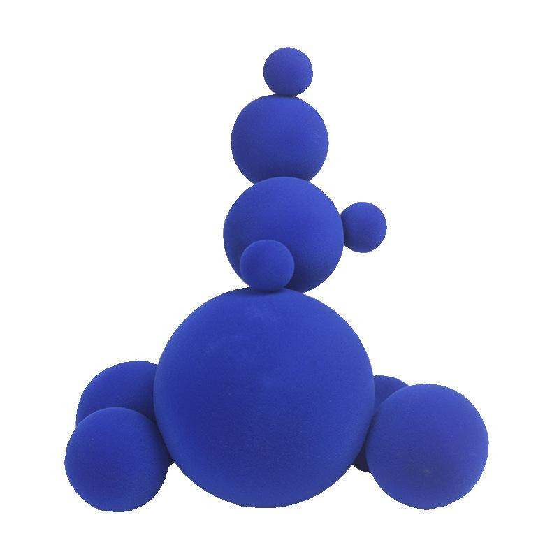 Nordisch Modern Dekorative Runde Kugel mit abstrakten Ornamenten für Wohnzimmer und Büro, B/H/T: 20,0 x 29,0 x 8,0 cm - Bild 2