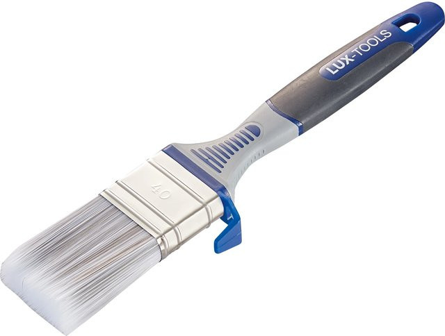 LUX-TOOLS Flachpinsel für Lack mit Eimerhaken, Breite: 40 mm - Bild 1