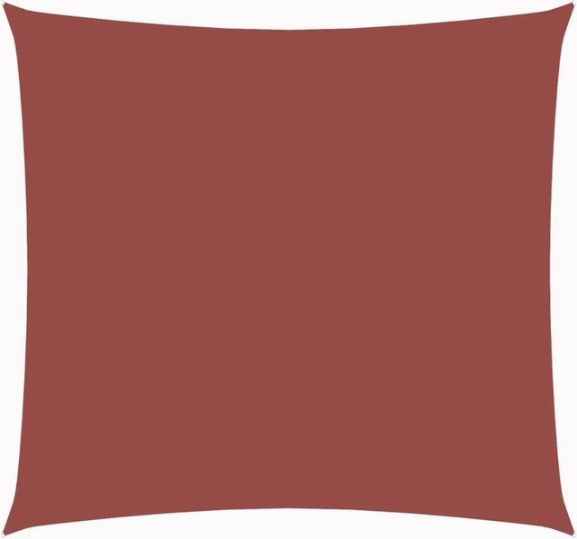 Furnicato Sonnensegel quadratisch aus PU-beschichtetem Oxford-Gewebe in Terrakottarot - Bild 1