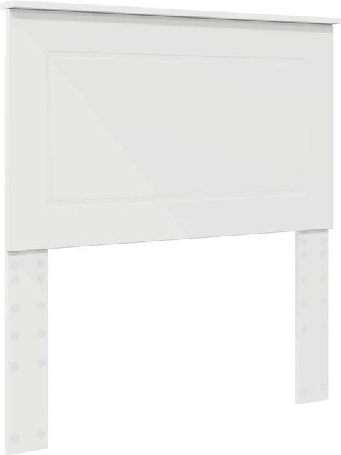 vidaXL Kopfteil für das Schlafzimmer in Weiß, modern und glänzend, aus Holzwerkstoff (MDF) - Bild 1