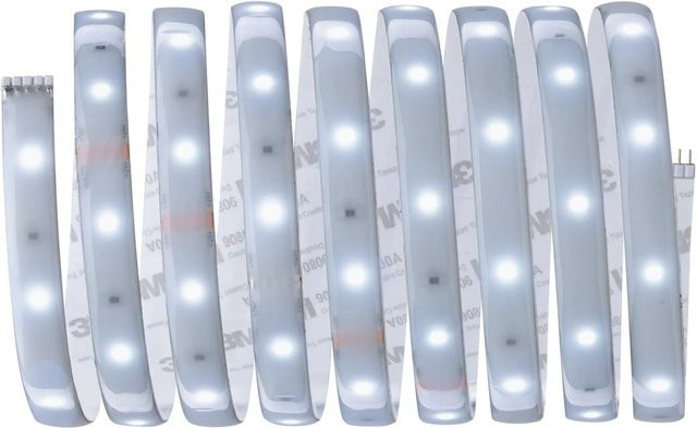 Paulmann MaxLED LED-Streifen mit Netzteil, Silber, Cool White, IP44, Länge: 2,5 m - Bild 1