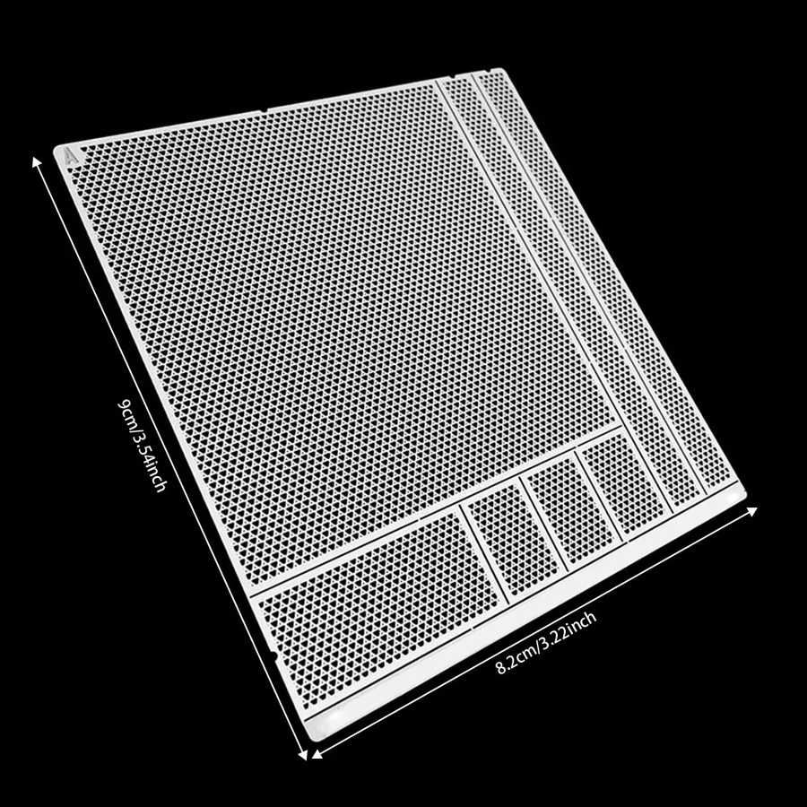 SANMERSEN Kühlergitter/Grill, fotogeätzt, zum Modellieren von photogeätzten Kühlergrillen und Kühlergitter für Modellautos - Bild 6