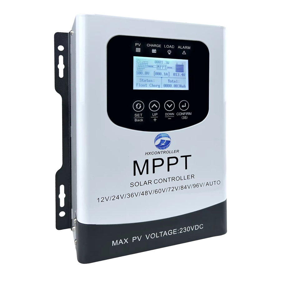 HXCONTROLLER MPPT Solarladeregler 80-0-60 Ampere für 12V 24V 48V 96V Lithium-Blei-Säure-Off-Grid-Solarsysteme in Weiß - Bild 2