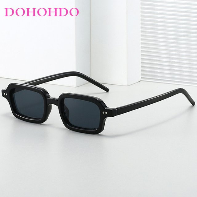 DOHOHDO Sonnenbrille, quadratisch, Vollrand, Kunststoff, Schwarz, Unisex - Bild 1