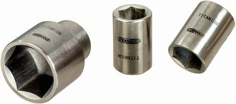 KS Tools TITANplus Sechskant-Stecknuss 3/8 Zoll in Silber - Bild 1