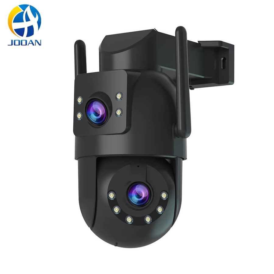 Jooah 4K 8MP Außenüberwachungskamera mit Doppellinse, 5G WLAN IP HD, Vollfarbige Nachtsicht CCTV Heimsicherheitskamera in Schwarz - Bild 7