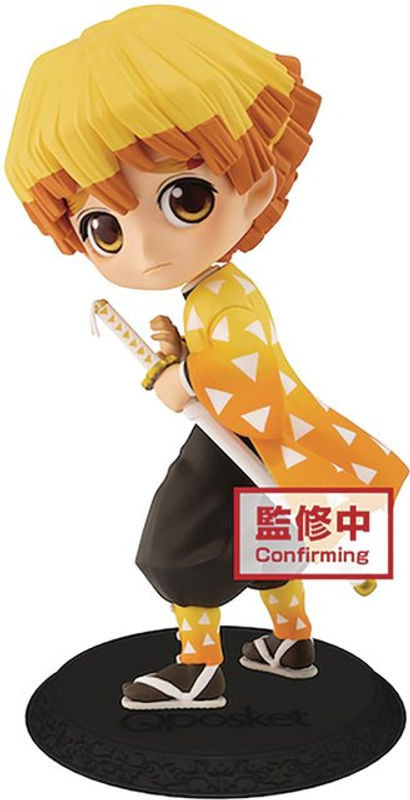 Banpresto Demon Slayer Q posket Agatsuma Zenitsu Figur in Grün und Gelb - Bild 1