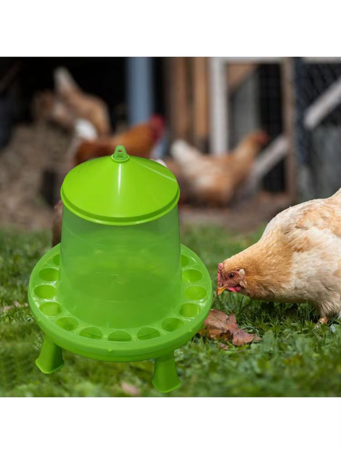 Kesoto Automatischer Geflügel-Futterautomat und Tränke für Hühner und Vögel in Grün - Bild 6
