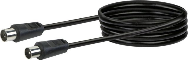 Schwaiger Antennenkabel Schwarz 3 m - Bild 1