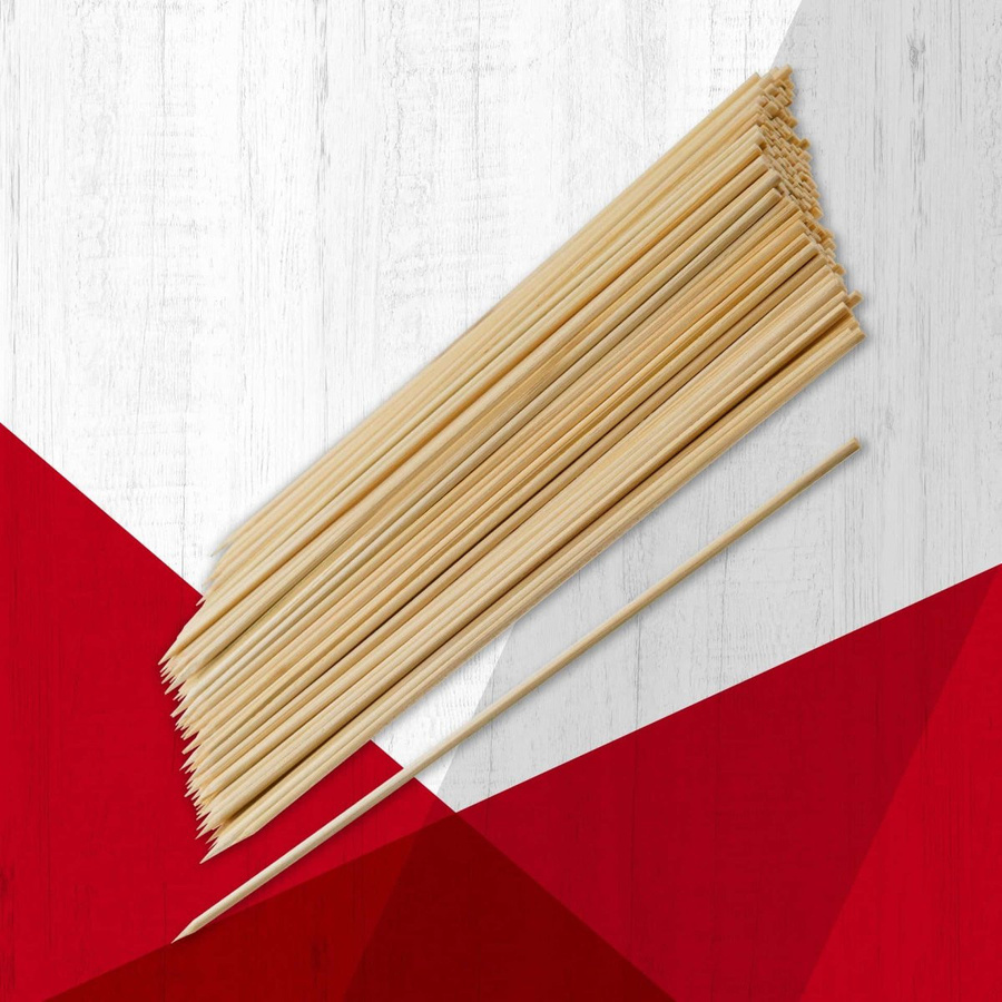 Fackelmann Schaschlikspieße FAIR aus Bambus, Beige, 20 cm, 300 Stück - Bild 2