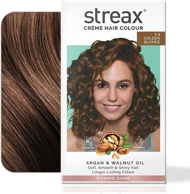 Streax Haarfarbcreme Goldblond Brown, Damen, 120 ml - Bild 1