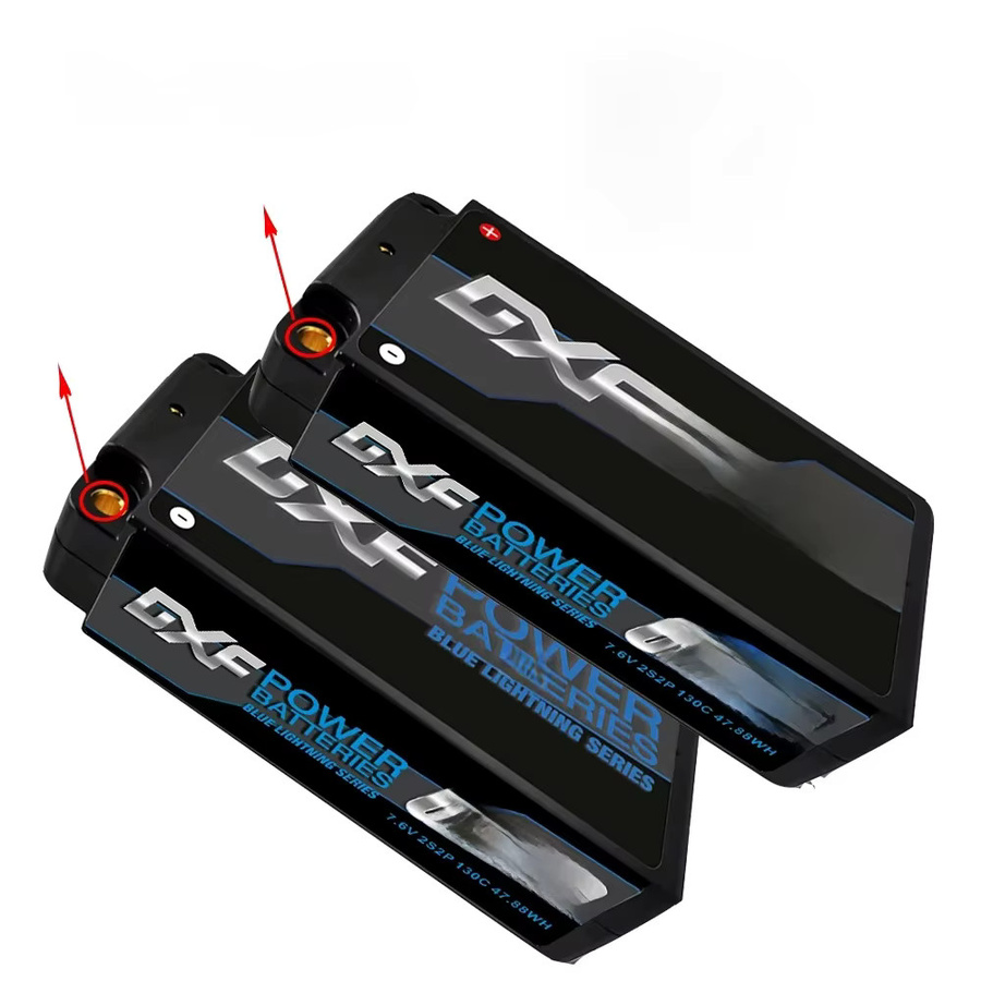 Dxf Lipo 2s Shorty Graphen Batterie Hv, 7,6 V 6300mah 130c, 4mm 5mm Kugel - Bild 7