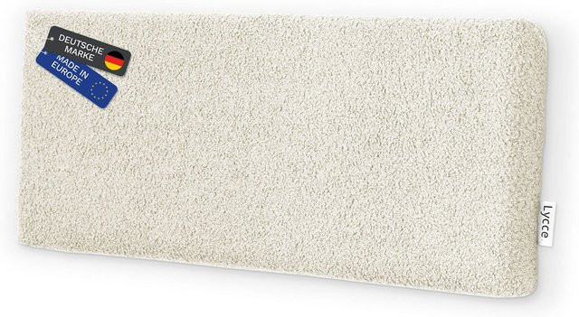 Lycce Wandkissen Bouclé als gepolstertes Wandpaneel und Kopfteil für Bett oder Sitzbank in Beige - Bild 1