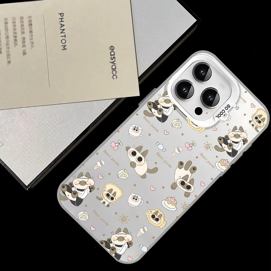 A-Azuki Katzen Handyhülle für Apple iPhone 16 15 14 13 12 11 Pro Max Plus XR XS 7 8 Mini Cove - Bild 4