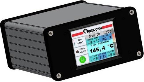 QuickCool QC-PC-PID-01 Peltier-Controller 12 V/DC 24 V/DC 8A Schwarz B/T/H: 12,6 x 10,65 x 5,65 cm - Bild 1