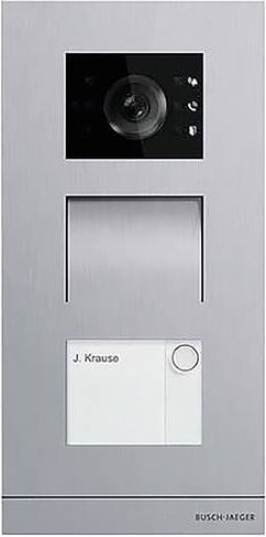 Busch-Jaeger Außenstation Video 1-fach in Edelstahl Silber H81381P1-S-03 2TMA130010X0019 - Bild 1