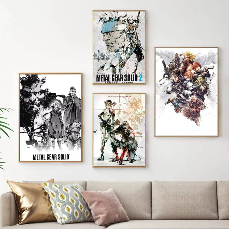 Rastar Metal Gear Solid Anime-Poster als selbstklebender Wandaufkleber in Multicolor - Bild 2