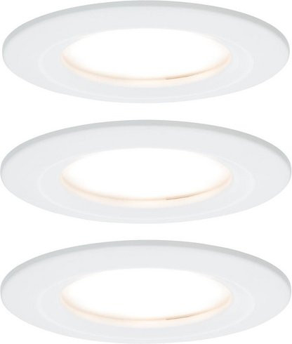 Paulmann Einbauleuchte Nova Coin LED in Weiss mit warmweissem Licht, Einbautiefe: 4,5 cm - Bild 1