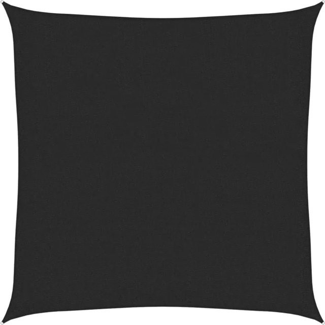 vidaXL Sonnensegel aus HDPE in Schwarz, B/B: 3,6 x 3,6 m - Bild 1