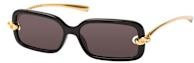 Bottega Veneta BV 1439S Sonnenbrille, Vollrand, Rechteckig, Damen, black grey - Bild 1