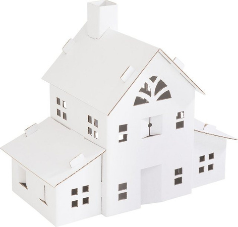 VBS Bastelset Papierhaus Landhaus in Weiß