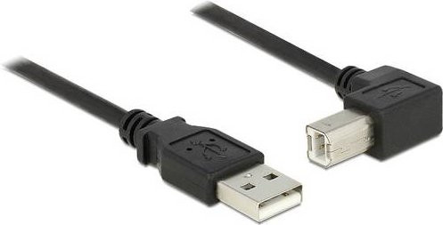 Delock USB 2.0 Kabel mit USB-A und USB-B Stecker Schwarz 2,00 m - Bild 1