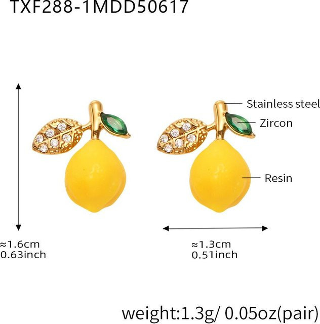 Ohrstecker Blumen, Edelstahl, Gold, Zirkonia, Damen - Bild 1