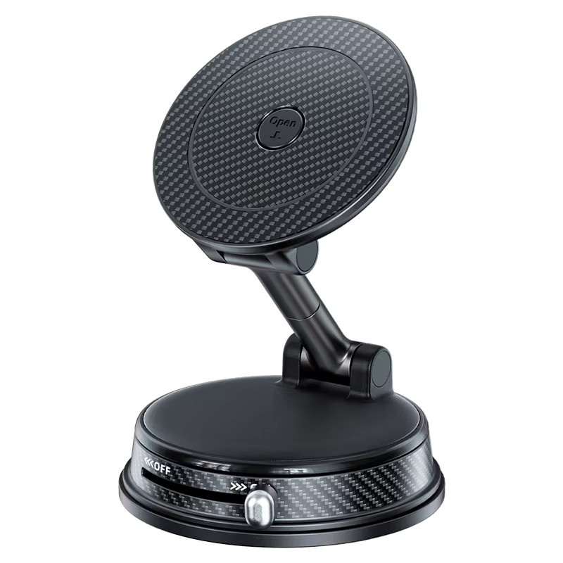 Vakuum-Magnet-Autotelefonhalterung mit 360 Grad Rotation und Aromatherapie-Funktion für MagSafe, iPhone und Samsung, Farbe: Schwarz - Bild 4