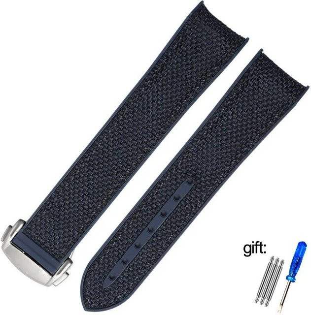 Sweetown Uhrenarmband Textil/NATO, Schwarz, Herren - Bild 1