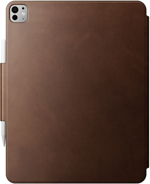 Nomad Leder-Klapphülle für iPad Pro 13 M4 und M5 in Braun - Bild 1