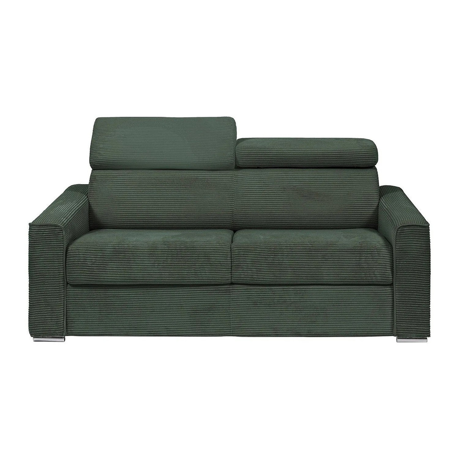 Vente-unique Schlafsofa Vizir in Grün mit Polsterung und modernem Design - Bild 2