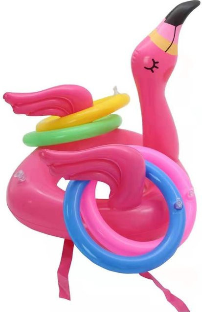 Fashnics Flamingo Ringwurfspiel Rosa Set ab 3-6 Jahre - Bild 1