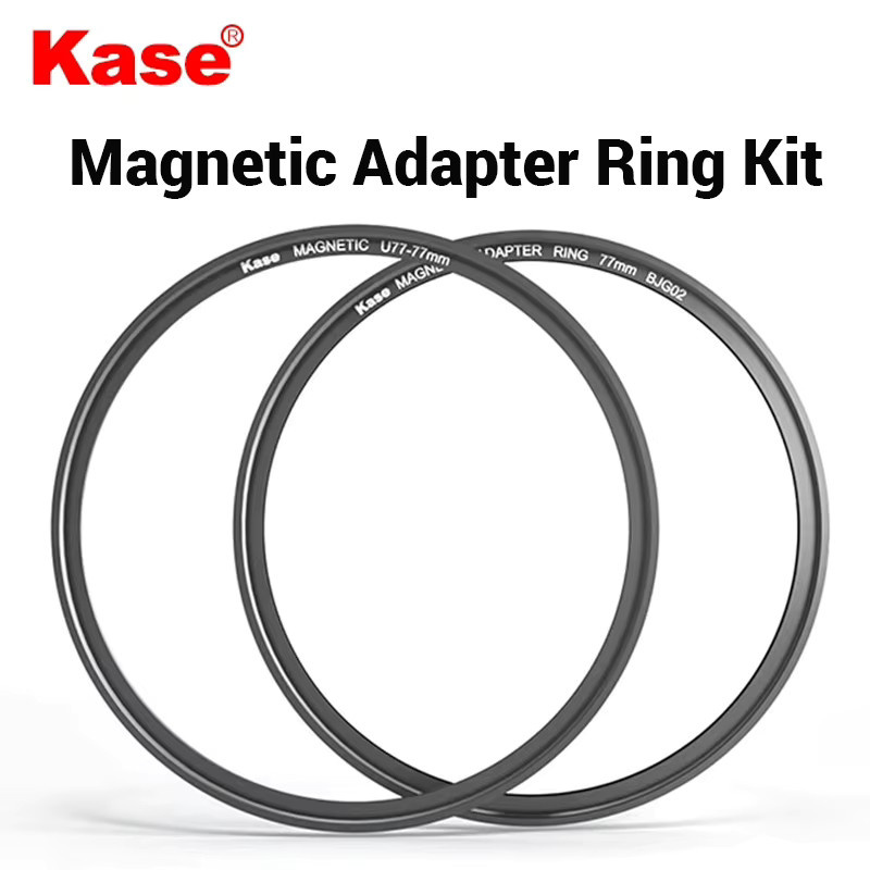 Kase Magnetisches Objektiv- und Filteradapterring-Kit in Schwarz zur Konvertierung von Gewindefiltern in Magnetfilter, Größen: 49mm, 52mm, 55mm, 58mm, 72mm, 77mm, 82mm, 95mm, 112mm - Bild 3