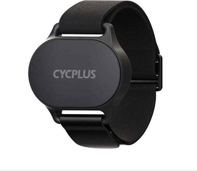 CYCPLUS Herzfrequenzsensor Armband in Schwarz mit Bluetooth und ANT+ für Garmin Wahoo GPS Fahrradcomputer - Bild 1