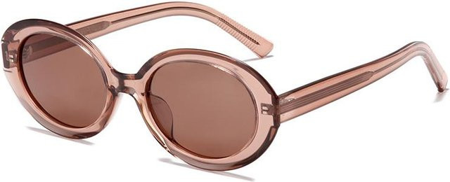 Yiran glasses Korrektions-Sonnenbrille, oval, Unisex, Vollrand, braun, Kunststoff - Bild 1
