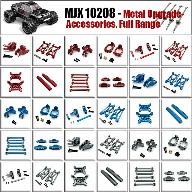 MJX 10208 Small Monster 1/10 Hypergo Zubehör, Metall - Bild 1