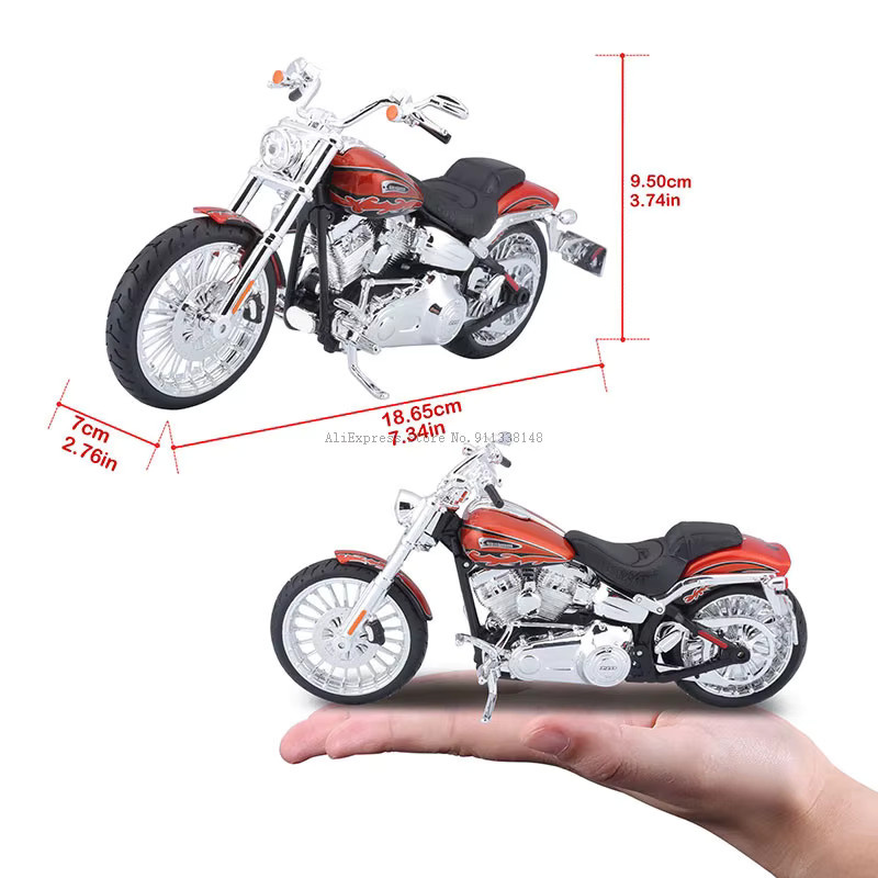 Maisto Harley Davidson, Motorradmodell, 1:12, ab 3 Jahren - Bild 2