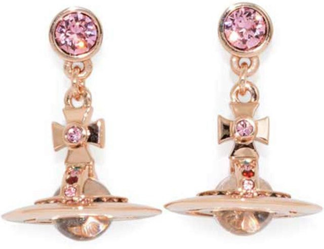 Vivienne Westwood Ohrringe, Roségold, Kristall, Damen - Bild 1