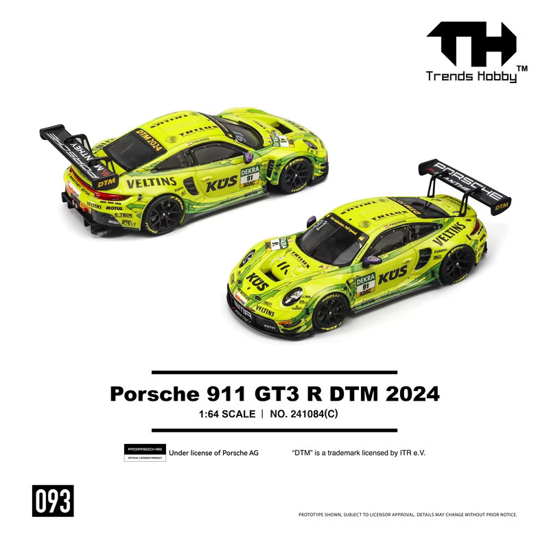 Trence 911 GT3 R DTM, Legierungsautomodell, 1:64, Porsche - Bild 3