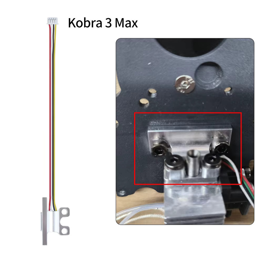 Anycubic Dehnungsmesser mit temperaturbeständigem Draht für Kobra 3 Max und Kobra 3 Combo 3D-Drucker Ersatzteil - Bild 2