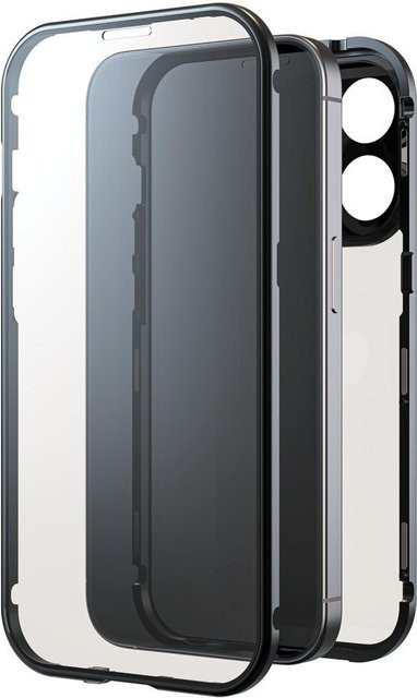 Apple 360° Glass Schutzhülle für iPhone 16 Pro, Schwarz - Bild 1