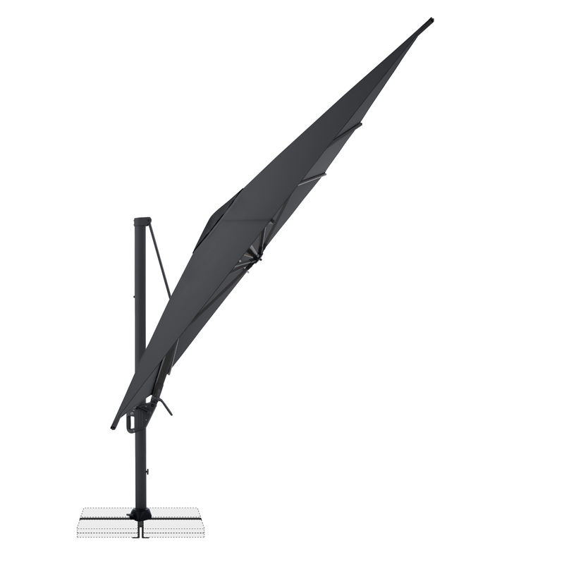 Doppler Ampelschirm LIFE anthrazit B/T: 300 x 400 cm - Bild 2