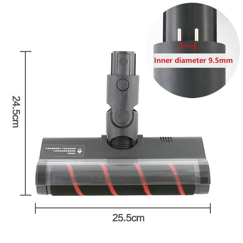 Dreame Rollenbürste mit grünem Staubsammler und weichem Velours-Bodenbürstenkopf für V12S V16S V11 V12 T10 T20 T30 T20pro T30NEO V16 V12pro - Bild 2