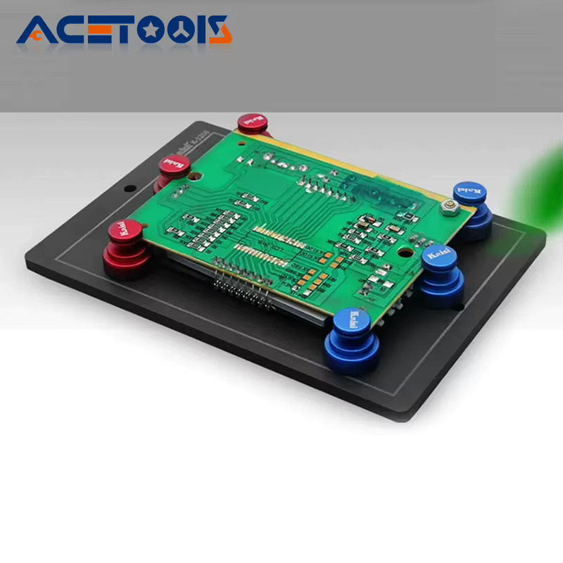 Kaisi K-1208 Universal Magnetische PCB Board Halter und Lötplattform in Schwarz für Mainboard Reparatur Tools - Bild 2